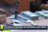 Diputados celebran rechazo a la Reforma Electoral
