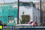 Ejecutan a hombre en su camioneta en Monterrey