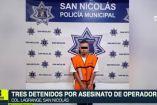 Caen tres hombres por homicidio en San Nicolás