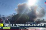 Se incendia terreno baldío en Monterrey 