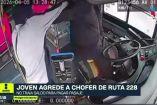 Chofer es agredido tras pedir a usuario bajar del camión 