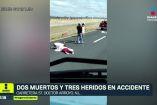 Volcadura en carretera 57 deja dos muertos y tres heridos