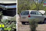Conductora impacta su camioneta contra un árbol tras falla