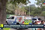 Elevador cae desde un octavo piso en San Pedro: 7 heridos