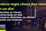 Policías al volante: chocan en Monterrey 