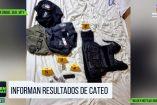 Aseguran droga y armas durante cateo en Monterrey 