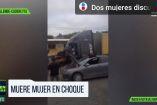 Mujer muere durante choque en carretera Allende-Cadereyta 