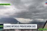 Intensas lluvias azotan a Monterrey y su área metropolitana