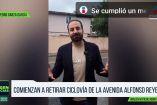 Inician retiro de ciclovía en San Pedro 