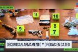 Armas y droga son decomisados en Santiago