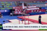 Ángel busca triunfar en mundial de trampolín en España 
