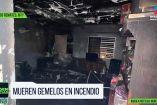 Mueren gemelos tras incendio en Monterrey