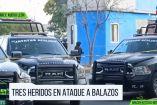 Ataque a balazos deja tres heridos en Monterrey