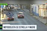 Motociclista se estrella y muere en Monterrey 