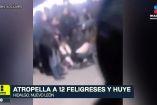 Arrollan a 12 peregrinos en Hidalgo, Nuevo León