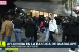 Reportan alta afluencia de peregrinos en Monterrey