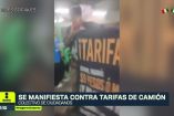 Protestan contra aumento a tarifas del transporte en NL