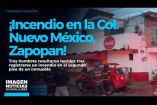 Tres hombres resultaron heridos tras registrarse un incendio en el segundo piso de un inmueble en el cruce de Enrique Gorostieta y Anacleto González Flores, en la zona conocida como Héroes Nacionales, en la Col. Nuevo México de #Zapopan.

#NoticiasImagen

Síguenos en nuestras redes:

Instagram: https://www.instagram.com/imagentvgdl/
TikTok: https://www.tiktok.com/@imagennoticias
Twitter: https://twitter.com/ImagenTVGDL
Facebook: https://www.facebook.com/ImagenTVGDL/
Visita nuestro sitio Web: https://www.imagentv.com/guadalajara

Mantente siempre informado con las noticias sobre los acontecimientos más importantes a nivel nacional con Erick Breguer.

¡Déjanos tus comentarios, da like, comparte y suscríbete!