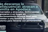 Atraco a familia en Apodaca