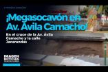 Personal técnico comenzaron con el levantamiento de la carpeta asfáltica en el cruce de la Av. Ávila Camacho y la calle Jacarandas tras detectar a tiempo un socavón de gran escala.

#NoticiasImagen

Síguenos en nuestras redes:

Instagram: https://www.instagram.com/imagentvgdl/
TikTok: https://www.tiktok.com/@imagennoticias
Twitter: https://twitter.com/ImagenTVGDL
Facebook: https://www.facebook.com/ImagenTVGDL/
Visita nuestro sitio Web: https://www.imagentv.com/guadalajara

Mantente siempre informado con las noticias sobre los acontecimientos más importantes a nivel nacional con Erick Breguer.

¡Déjanos tus comentarios, da like, comparte y suscríbete!