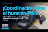 Autoridades estatales y federales intensificaron las acciones de blindaje preventivo en #Jalisco tras la consolidación del #HuracánPolo en categoría 5. La Protección Civil del Estado mantiene coordinación permanente mediante el Consejo Estatal de Emergencias, reforzando la vigilancia en los municipios bajo Alerta Amarilla y Alerta Azul.

#NoticiasImagen

Síguenos en nuestras redes:

Instagram: https://www.instagram.com/imagentvgdl/
TikTok: https://www.tiktok.com/@imagennoticias
Twitter: https://twitter.com/ImagenTVGDL
Facebook: https://www.facebook.com/ImagenTVGDL/
Visita nuestro sitio Web: https://www.imagentv.com/guadalajara

Mantente siempre informado con las noticias sobre los acontecimientos más importantes a nivel nacional con Erick Breguer.

¡Déjanos tus comentarios, da like, comparte y suscríbete!