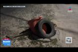 Vecinos y padres de familia de la Secundaria Mixta 66 denunciaron la presencia de un registro sin tapa en el cruce de las calles Séptima Sur y Octava Oriente, en la colonia Jardines de Nuevo México, en #Zapopan.