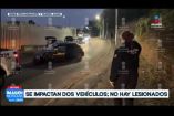 Dos vehículos compactos protagonizaron una colisión frontal durante la mañana de este viernes sobre la Av. Prolongación José Parres Arias, a la altura de la colonia San José del Bajío, en el municipio de #Zapopan.

#NoticiasImagen

Síguenos en nuestras redes:

Instagram: https://www.instagram.com/imagentvgdl/
TikTok: https://www.tiktok.com/@imagennoticias
Twitter: https://twitter.com/ImagenTVGDL
Facebook: https://www.facebook.com/ImagenTVGDL/
Visita nuestro sitio Web: https://www.imagentv.com/guadalajara

Mantente siempre informado con las noticias sobre los acontecimientos más importantes a nivel nacional con Erick Breguer.

¡Déjanos tus comentarios, da like, comparte y suscríbete!