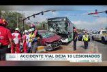 10 personas resultaron con lesiones y dos fueros trasladas a un hospital en Monterrey tras un fuerte choque. 

 No te pierdas Imagen Noticias Monterrey con Claudia Ovalle de lunes a viernes por Imagen Televisión Monterrey.
 
Síguenos en nuestras redes
Instagram: https://www.instagram.com/imagentvmonterrey/
Twitter: https://twitter.com/ImagenTVMTY
Facebook: https://www.facebook.com/ImagenTVMTY/

Mantente siempre informado con las noticias sobre los acontecimientos más importantes a nivel nacional con Claudia Ovalle y Brenda Cavazos.


¡Dale like y suscríbete!