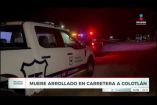 Un hombre en situación de calle perdió la vida tras ser arrollado la noche de este lunes sobre la carretera a Colotlán, a la altura del fraccionamiento Hacienda Copala, en el municipio de #Zapopan.
