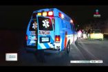 Dos jóvenes mujeres que viajaban a bordo de una motocicleta resultaron gravemente heridas tras un choque sobre la calle Cerro San Alonso, en el fraccionamiento Valle de Tejeda, en #Tlajomulco de Zúñiga.

#NoticiasImagen

Síguenos en nuestras redes:

Instagram: https://www.instagram.com/imagentvgdl/
TikTok: https://www.tiktok.com/@imagennoticias
Twitter: https://twitter.com/ImagenTVGDL
Facebook: https://www.facebook.com/ImagenTVGDL/
Visita nuestro sitio Web: https://www.imagentv.com/guadalajara

Mantente siempre informado con las noticias sobre los acontecimientos más importantes a nivel nacional con Carolina Martínez.

¡Déjanos tus comentarios, da like, comparte y suscríbete!