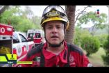 Bomberos de Guadalajara rescataron a un joven de 28 años que cayó cerca de 3 metros en una parte de la barranca de Huentitán. Presentaba una posible fractura de tobillo y trauma leve en el cráneo.