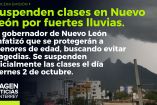 Samuel García llama a tomar precauciones por lluvias. El gobernador de Nuevo León enfatizó que se protegerán a menores de edad, buscando evitar tragedias. Se suspenden oficialmente las clases el día viernes 2 de octubre.

No te pierdas Imagen Noticias #Monterrey con #BrisseidaMoya de lunes a viernes por Imagen Televisión Monterrey.

Síguenos en nuestras redes
Instagram: https://www.instagram.com/imagentvmonterrey/
Twitter: https://twitter.com/ImagenTVMTY
Facebook: https://www.facebook.com/ImagenTVMTY/

Mantente siempre informado con las noticias sobre los acontecimientos más importantes a nivel nacional con Claudia Ovalle y Brenda Cavazos.


¡Dale like y suscríbete!