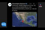 Durante la madrugada de este viernes 2 de octubre, se registró un sismo de magnitud 5.3 con epicentro localizado a 42 kilómetros al sur de Manzanillo, #Colima.

#NoticiasImagen

Síguenos en nuestras redes:

Instagram: https://www.instagram.com/imagentvgdl/
TikTok: https://www.tiktok.com/@imagennoticias
Twitter: https://twitter.com/ImagenTVGDL
Facebook: https://www.facebook.com/ImagenTVGDL/
Visita nuestro sitio Web: https://www.imagentv.com/guadalajara

Mantente siempre informado con las noticias sobre los acontecimientos más importantes a nivel nacional con Erick Breguer.

¡Déjanos tus comentarios, da like, comparte y suscríbete!