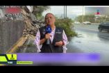 Mientras cubrían en vivo un accidente en Monterrey, un auto perdió el control y atropelló a la reportera Alma de la Rosa Flores y al camarógrafo Cristo Morales. Ambos fueron trasladados a un hospital.