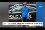 Sujeto es capturado por rapto de menor en Monterrey. 

No te pierdas Imagen Noticias Monterrey con Claudia Ovalle de lunes a viernes por Imagen Televisión Monterrey.
 
Síguenos en nuestras redes
Instagram: https://www.instagram.com/imagentvmonterrey/
Twitter: https://twitter.com/ImagenTVMTY
Facebook: https://www.facebook.com/ImagenTVMTY/

Mantente siempre informado con las noticias sobre los acontecimientos más importantes a nivel nacional con Claudia Ovalle y Brenda Cavazos.


¡Dale like y suscríbete!