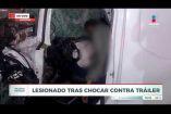 Un conductor quedó prensado tras un incidente entre una camioneta y un tráiler en carretera a Chapala, a la altura del aeropuerto. Rescatistas de Tlajomulco utilizaron equipo hidráulico para liberarlo; fue llevado grave a Cruz Verde. Síguenos en nuestras redes:

Instagram: https://www.instagram.com/imagentvgdl/
TikTok: https://www.tiktok.com/@imagennoticias
Twitter: https://twitter.com/ImagenTVGDL
Facebook: https://www.facebook.com/ImagenTVGDL/
Visita nuestro sitio Web: https://www.imagentv.com/guadalajara

Mantente siempre informado con las noticias sobre los acontecimientos más importantes a nivel nacional con Carolina Martínez.

¡Déjanos tus comentarios, da like, comparte y suscríbete!