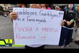 Vecinos del Sauz y otras colonias bloquearon avenida Colón, a la altura de la estación España, para exigir soluciones al problema del agua. Tras la llegada de antimotines, se retiraron y anunciaron otro bloqueo para mañana.