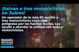 Un grupo de tres motociclistas fue rescatado en Juárez por un conductor de ruta urbana. 

No te pierdas Imagen Noticias Monterrey con Brenda Cavazos de lunes a viernes por Imagen Televisión Monterrey.

Síguenos en nuestras redes
Instagram: https://www.instagram.com/imagentvmonterrey/
Twitter: https://twitter.com/ImagenTVMTY
Facebook: https://www.facebook.com/ImagenTVMTY/

Mantente siempre informado con las noticias sobre los acontecimientos más importantes a nivel nacional con Claudia Ovalle y Brenda Cavazos.


¡Dale like y suscríbete!