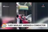 En #Oaxaca, un conflicto vial escaló al grado en el que una mujer sacara una navaja todo porque un conductor le tocó el claxon para avanzar, ya es apodada como "Lady Navajas". 

#NoticiasImagen #ImagenNoticias530 Visita nuestro sitio web: http://www.imagentv.com

No te pierdas Imagen Noticias 5:30 con Marlene Stahl, Nuria Gil y Adriana Treviño de lunes a viernes por Imagen Televisión.

TikTok 5:30: https://www.tiktok.com/@imagennoticias530 
TikTok Noticias: https://www.tiktok.com/@imagennoticias

Instagram 5:30: https://www.instagram.com/imagennoticias530 
Instagram Noticias: https://www.instagram.com/imagentvnoticias/

X 5:30: https://x.com/imagen530 
X Noticias: https://twitter.com/ImagenNoticias_
X Televisión: https://twitter.com/ImagenTVMex
 
Facebook Noticias: https://www.facebook.com/ImagenTVNoticias
 
Aquí encontrarás la mejor información nacional e internacional de Imagen Noticias con Francisco Zea, Nacho Lozano, Crystal Mendivil, Enrique Sánchez y Paola Rojas.