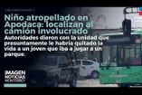 Autoridades dieron con el camión que habría atropellado y quitado la vida a un menor de edad en Apodaca. 

 No te pierdas Imagen Noticias Monterrey con Claudia Ovalle de lunes a viernes por Imagen Televisión Monterrey.
 
Síguenos en nuestras redes
Instagram: https://www.instagram.com/imagentvmonterrey/
Twitter: https://twitter.com/ImagenTVMTY
Facebook: https://www.facebook.com/ImagenTVMTY/

Mantente siempre informado con las noticias sobre los acontecimientos más importantes a nivel nacional con Claudia Ovalle y Brenda Cavazos.


¡Dale like y suscríbete!