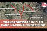La CANACAR inició un paro nacional indefinido con movilizaciones en distintas vías del país. Entre las carreteras con afectaciones se encuentran la México-Pachuca, México-Querétaro, México-Puebla, Chamapa-Lechería, Peñón-Texcoco y el Arco Norte.