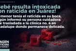 Una bebé resultó intoxicada en Juárez luego de consumir raticida. 

 No te pierdas Imagen Noticias Monterrey con Claudia Ovalle de lunes a viernes por Imagen Televisión Monterrey.
 
Síguenos en nuestras redes
Instagram: https://www.instagram.com/imagentvmonterrey/
Twitter: https://twitter.com/ImagenTVMTY
Facebook: https://www.facebook.com/ImagenTVMTY/

Mantente siempre informado con las noticias sobre los acontecimientos más importantes a nivel nacional con Claudia Ovalle y Brenda Cavazos.


¡Dale like y suscríbete!