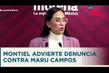 La dirigente nacional de Morena, Ariadna Montiel, anunció que denunciará a la gobernadora de Chihuahua, Maru Campos, por daño moral, calumnias y violencia política de género, luego de que la vinculara con el crimen organizado.