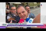 Cuauhtémoc Blanco negó que su esposa, Natalia Rezende, haya sido detenida en Estados Unidos. Versiones periodísticas señalan que fue retenida en Nueva York y que le revocaron la visa.