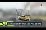 Una falla mecánica habría provocado una gran nube de humo en un camión repartidor de gas LP en Guadalajara. La situación movilizó a bomberos ante el temor de un incendio o una fuga.
