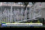 El antimonumento de la #GuarderíaABC que se encuentra afuera de la Suprema Corte de Justicia de la Nación (#SCJN) fue restaurado hace unos días porque será parte de una producción cinematográfica dirigida por #GaelGarcía.    

#NoticiasImagen #LoDijoZea #ImagenNoticias