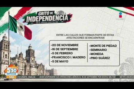 ¡Tómelo en cuenta! Con motivo de las celebraciones por el Grito de Independencia, se van a desplegar tres cinturones de seguridad en el Zócalo de la #CDMX. 

#NoticiasImagen #ImagenNoticias530 Visita nuestro sitio web: http://www.imagentv.com

No te pierdas Imagen Noticias 5:30 con Marlene Stahl, Nuria Gil y Adriana Treviño de lunes a viernes por Imagen Televisión.

TikTok 5:30: https://www.tiktok.com/@imagennoticias530 
TikTok Noticias: https://www.tiktok.com/@imagennoticias

Instagram 5:30: https://www.instagram.com/imagennoticias530 
Instagram Noticias: https://www.instagram.com/imagentvnoticias/

X 5:30: https://x.com/imagen530 
X Noticias: https://twitter.com/ImagenNoticias_
X Televisión: https://twitter.com/ImagenTVMex
 
Facebook Noticias: https://www.facebook.com/ImagenTVNoticias
 
Aquí encontrarás la mejor información nacional e internacional de Imagen Noticias con Francisco Zea, Nacho Lozano, Crystal Mendivil, Enrique Sánchez y Paola Rojas.