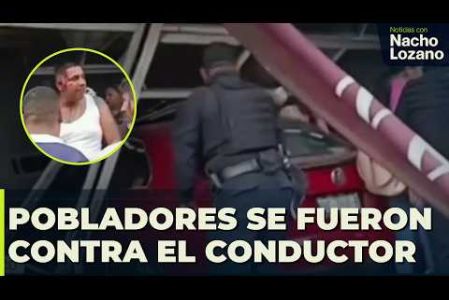 Un automovilista chocó contra una panadería en #Naucalpan, #Edomex. Pobladores se fueron contra el conductor y aunque una mujer intentó detener la agresión, no lo  logró:  

#NoticiasConNachoLozano
#NoticiasImagen 

¡Como nadie en la noche! #ImagenNoticias con Nacho Lozano de lunes a viernes a las 10:30 pm en el 3.1 #ImagenTelevisión. 

Visita nuestro sitio Web: http://bit.ly/2nT2Wz5 

Síguenos en nuestras redes: 
Instagram: @imagentvnoticias 
Tiktok: @imagennoticias 
X: @ImagenNoticias_ 
Facebook: https://www.facebook.com/ImagenTVNoticias/ 

Aquí encontrarás la mejor información nacional e internacional de Imagen Noticias con Francisco Zea, Paola Rojas, Crystal Mendivil y Nacho Lozano.