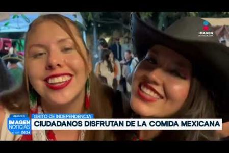 La gastronomía mexicana protagonizó la verbena popular en el Centro Histórico de #Guadalajara durante las celebraciones patrias.