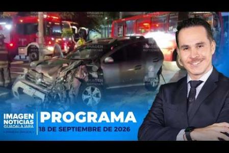 No te pierdas Imagen Noticias Guadalajara con Erick Breguer de lunes a viernes en punto de las 5:50 a.m. en el 3.1 por Imagen Televisión Guadalajara.

#NoticiasImagen

Síguenos en nuestras redes:

Instagram: https://www.instagram.com/imagentvgdl/
TikTok: https://www.tiktok.com/@imagennoticias
Twitter: https://twitter.com/ImagenTVGDL
Facebook: https://www.facebook.com/ImagenTVGDL/
Visita nuestro sitio Web: https://www.imagentv.com/guadalajara

Mantente siempre informado con las noticias sobre los acontecimientos más importantes a nivel nacional con Erick Breguer, Carolina Martínez y Ricardo Camarena.

¡Déjanos tus comentarios, da like, comparte y suscríbete!